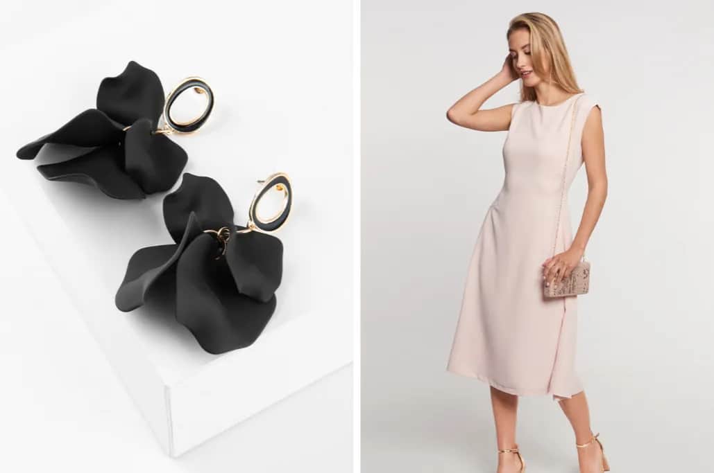 Jakie kolczyki do pudrowej sukienki, aby wyglądać olśniewająco?