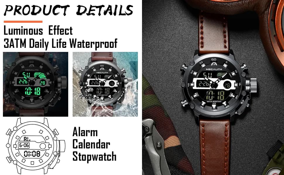 Zegarek męski Megalith – elegancja i funkcjonalność w przystępnej cenie