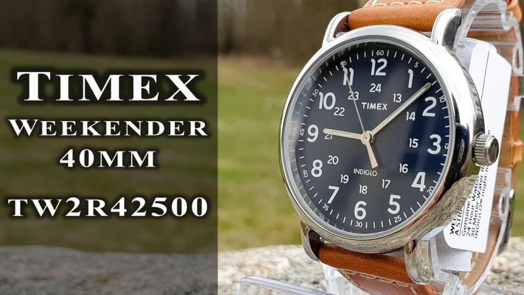 Timex TW2R42500 zegarek męski brązowy - elegancja na każdą okazję