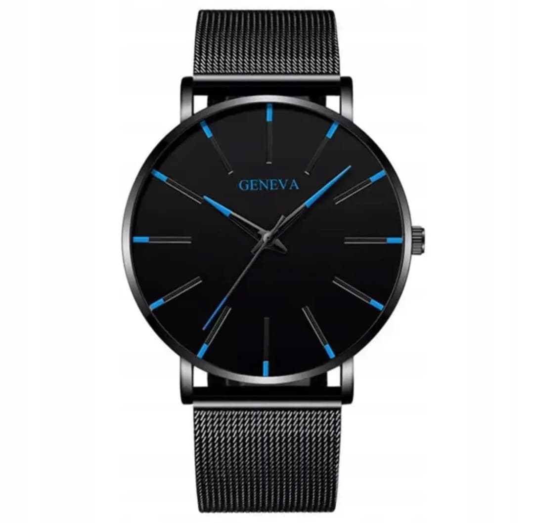 Stylowe zegarki męskie Geneva łączące elegancję z casualowym stylem