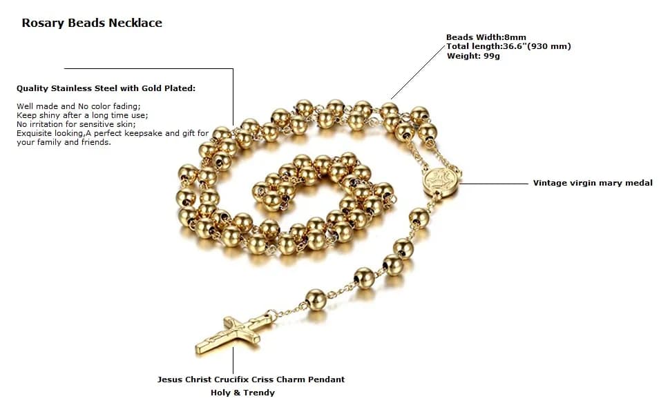 Wisiorek jak różaniec - elegancka biżuteria na każdą okazję